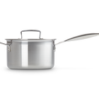 3-ply Stainless Steel Saucepan with Lid & Helper Handle image number 4