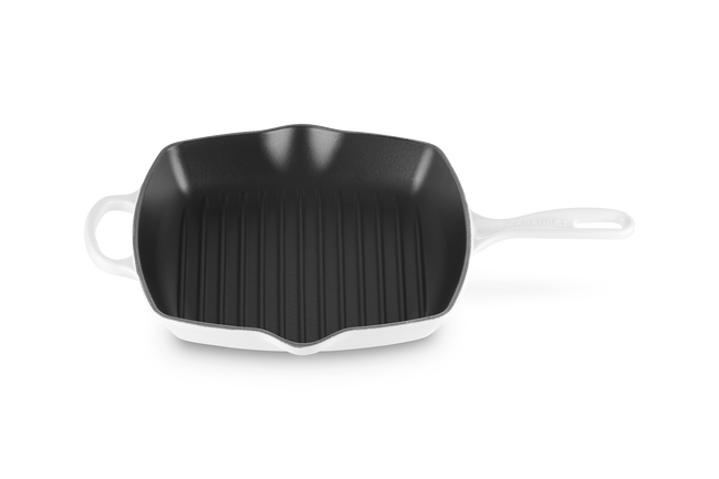 Cast Iron Signature Square Skillet GrillWhite image number 2
