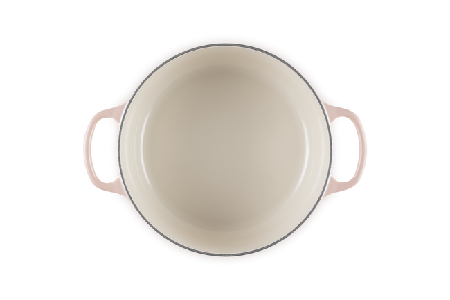 Cast Iron Signature Round CasserolePêche image number 5