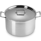 3-ply Stainless Steel Deep Casserole image number 2