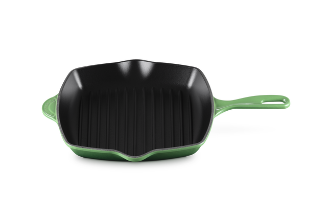 Le Creuset Cast Iron Classic Square Skillet Grill 26cm BambooBamboo image number 2