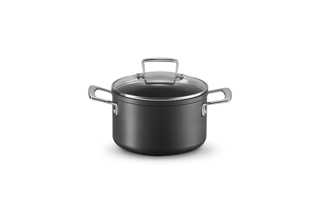 Toughened Non-Stick Deep Casserole with Glass Lid image number 1