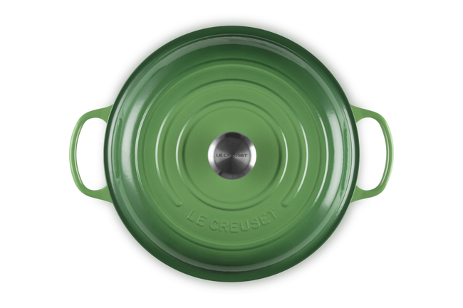 Le Creuset Cast Iron Signature Shallow Casserole 30cm Bamboo GreenBamboo image number 5