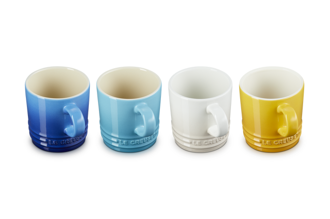 Stoneware Riviera Set of 4 Cappuccino Mugs image number 3
