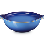 Stoneware Signature Round Serving Bowl with LidAzure Blue image number 2