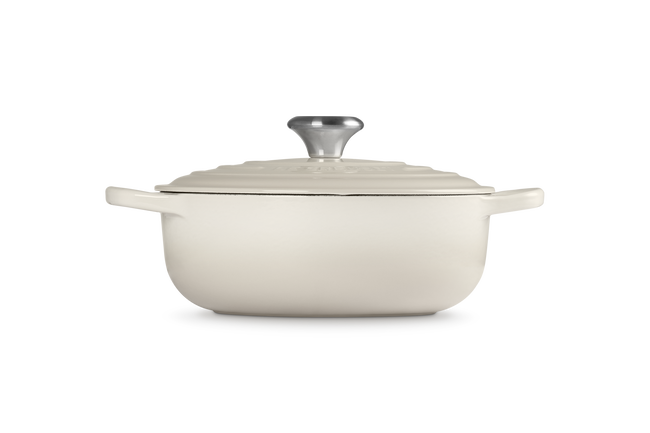 Le Creuset Cast Iron Signature Sauteuse 24cm MeringueMeringue image number 3