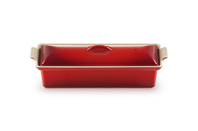 Cast Iron Rectangular TerrineCerise image number 2