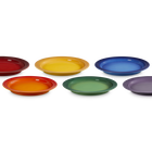 Stoneware Rainbow Set of 6 Dinner Plates image number 2