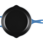 Cast Iron Signature Round SkilletAzure Blue image number 4