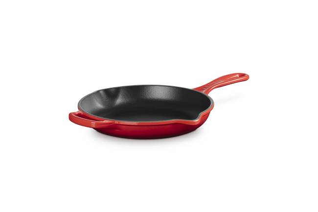 Cast Iron Signature Round SkilletCerise image number 5