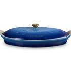 Stoneware Heritage Fish Baker with LidAzure Blue image number 1