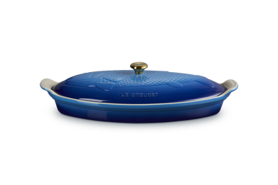 Stoneware Heritage Fish Baker with Lid