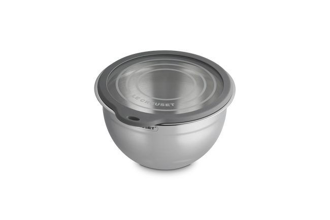 Stainless Steel Mixing Bowl with Glass Lid image number 2
