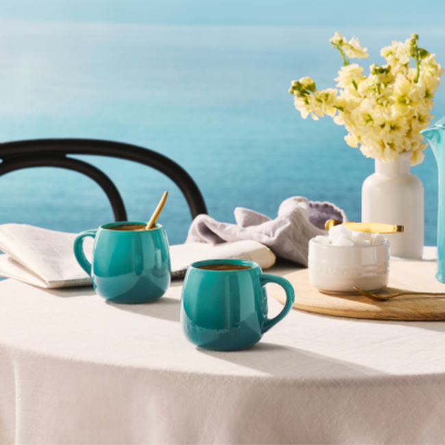 Le Creuset Stoneware Coupe Mug 320ml RivieraRiviera image number 5