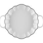 Le Creuset Cast Iron Signature Pumpkin Shallow Casserole 28cm WhiteWhite image number 5