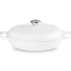 Cast Iron Olive Branch Shallow CasseroleCotton image number 1