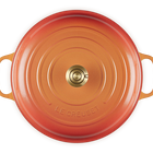 Cast Iron Flamme Dorée Signature Shallow Casserole with Crucible Knob image number 7