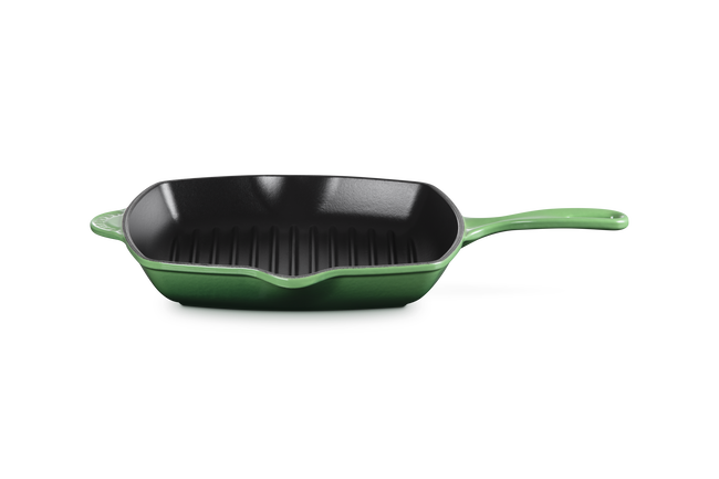 Le Creuset Cast Iron Classic Square Skillet Grill 26cm BambooBamboo image number 1
