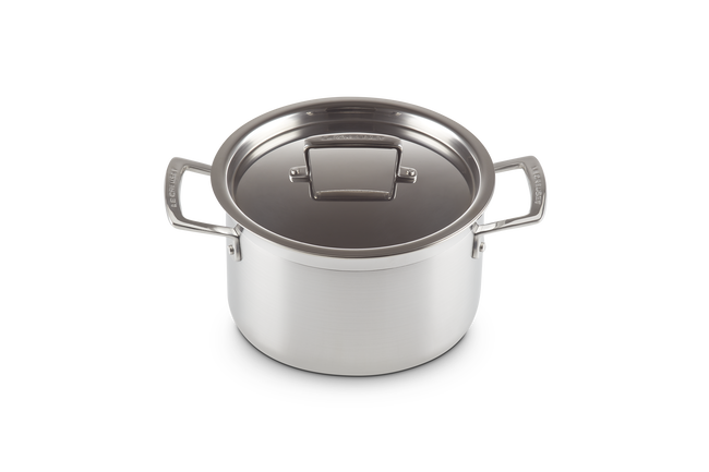 3-ply Stainless Steel Deep Casserole image number 2