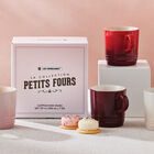 Stoneware Petits Fours Set of 4 Cappuccino Mugs image number 2