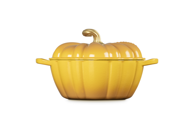 Le Creuset Cast Iron Signature Pumpkin Casserole 24cm NectarNectar image number 3