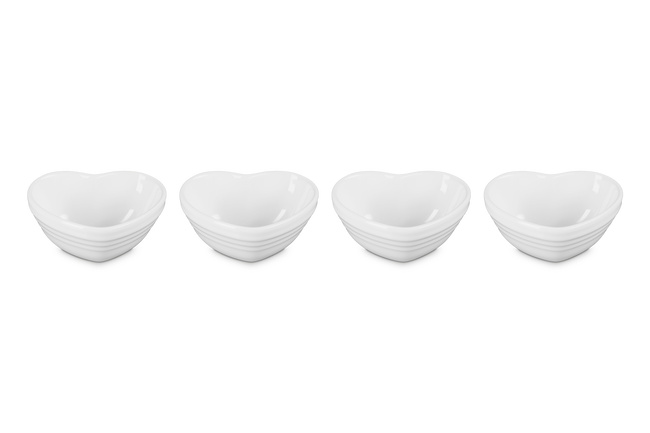 Set of 4 Mini Heart Bowls image number 2