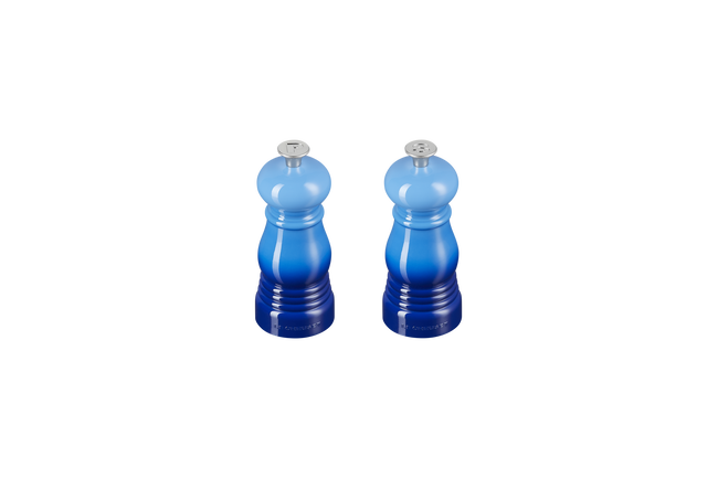 Mini Salt & Pepper Mill SetAzure Blue image number 6