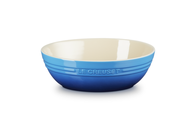 Stoneware Oval Serving BowlAzure Blue image number 1