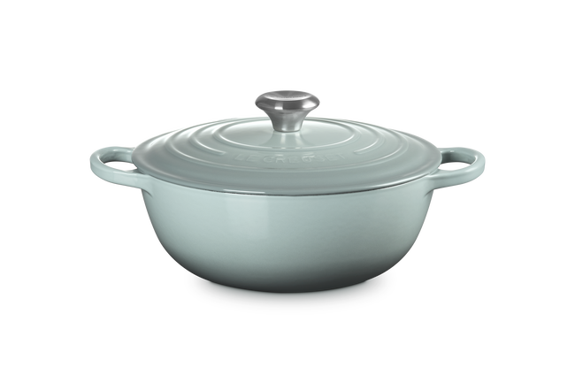 Le Creuset Cast Iron Signature Soup Pot 32cm Sea SaltSea Salt image number 1
