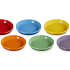 Stoneware Rainbow Set of 6 Coupe Pasta Bowls image number 3