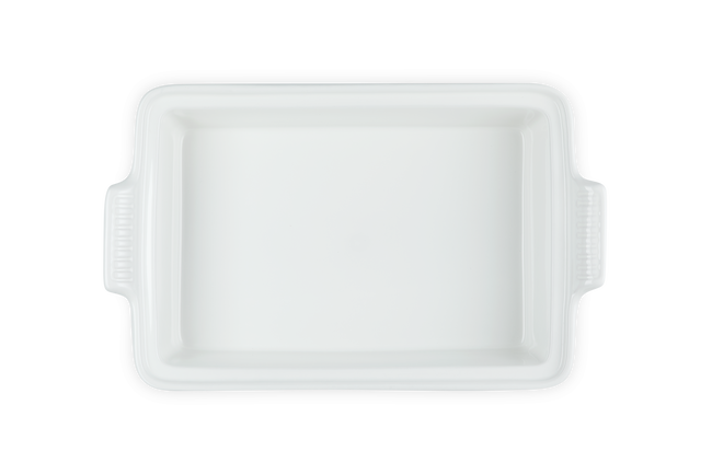 Stoneware Heritage Rectangular Dish with LidMeringue image number 5