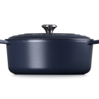 Le Creuset Cast Iron Signature Oval Casserole 31cm NavyNavy image number 3