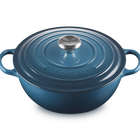 Le Creuset Cast Iron Signature Soup Pot 26cm Deep TealDeep Teal image number 2