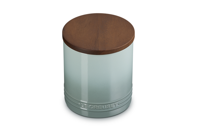 Signature 1.1L Storage Jar with Wooden LidSea Salt image number 2