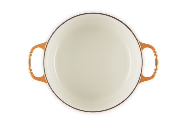 Cast Iron Flamme Dor&eacute;e Signature Round Casserole with Crucible Knob image number 5