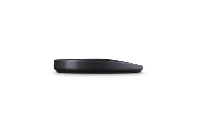 Stoneware Oval Spoon RestMatte Black image number 3