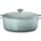 Le Creuset Cast Iron Signature Oval Casserole 31cm Sea SaltSea Salt image number 1