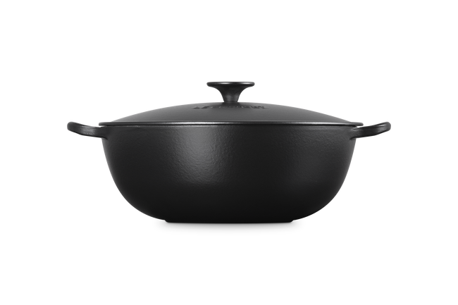 Cast Iron Classic Soup PotMatte Black image number 3