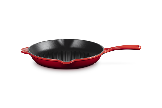 Cast Iron Classic Round Skillet GrillCerise image number 1