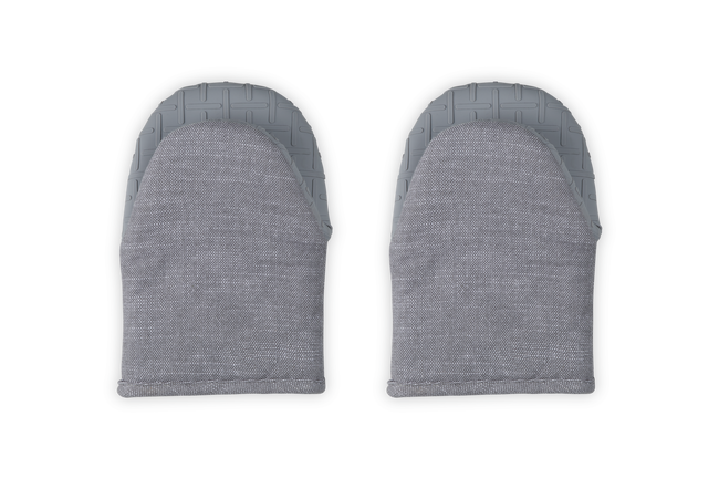 Set of 2 Mini Oven MittsCharbon image number 2