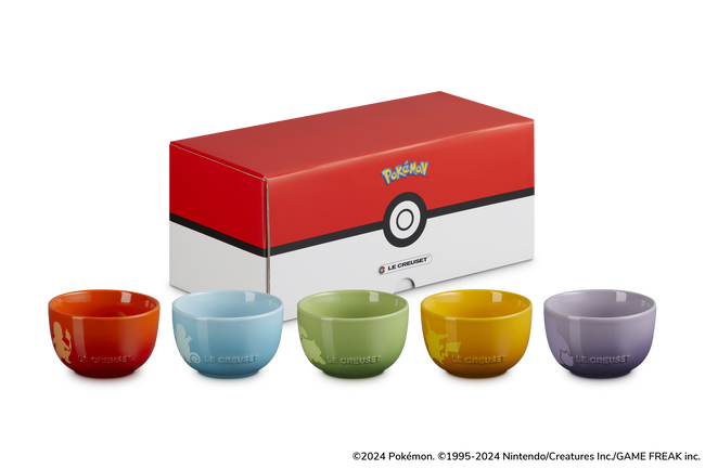 Pokémon Set of 5 Sphere Bowls image number 1