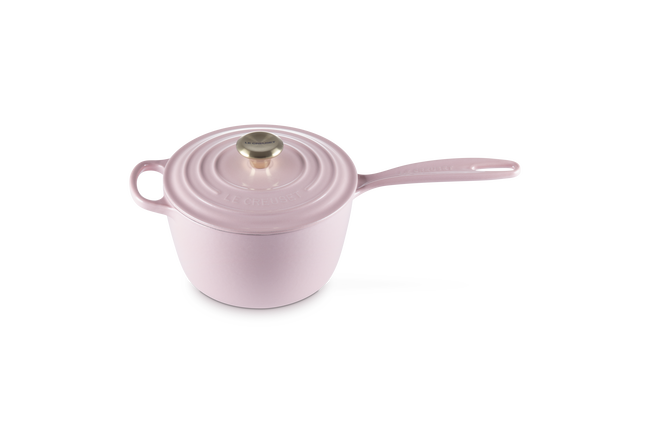 Cast Iron Signature SaucepanChiffon Pink image number 2