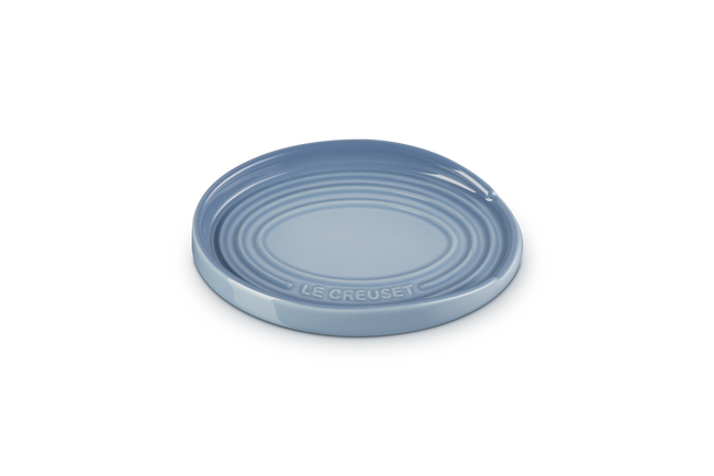 Stoneware Oval Spoon RestChambray image number 1
