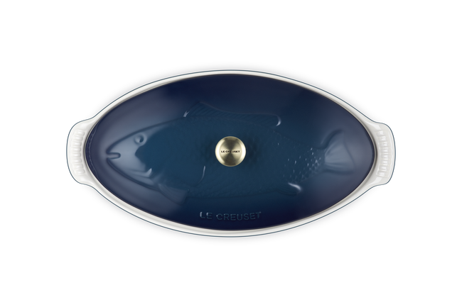 Stoneware Heritage Fish Baker with LidAgave image number 5