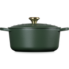 Le Creuset Cast Iron Signature Round Casserole 26cm For&ecirc;tFor&ecirc;t image number 3