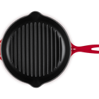 Cast Iron Classic Round Skillet GrillCerise image number 4