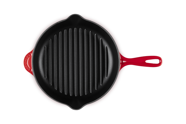 Cast Iron Classic Round Skillet GrillCerise image number 4
