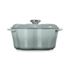 Le Creuset Cast Iron Floral Casserole 20cm Sea SaltSea Salt image number 3