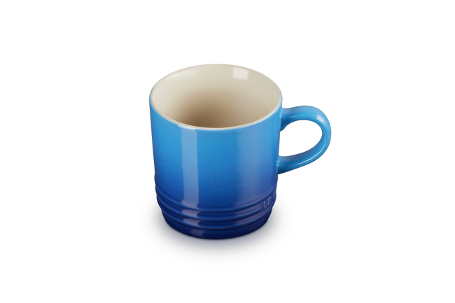 Le Creuset Stoneware London Cappuccino Mug 200ml Azure BlueAzure Blue image number 2