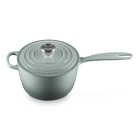 Le Creuset Cast Iron Signature Saucepan 18cm Sea SaltSea Salt image number 2